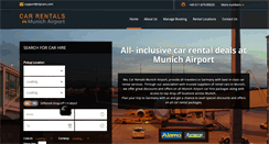 Desktop Screenshot of carrentalsmunichairport.com