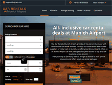 Tablet Screenshot of carrentalsmunichairport.com